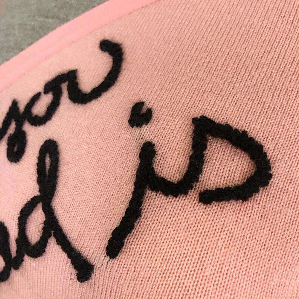 Alice + Olivia The Beatles Nokia Sweater Pullover Wool Embroidered - Picture 5 of 8